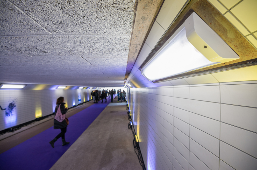 Lightronics opening tunnel in Weesp