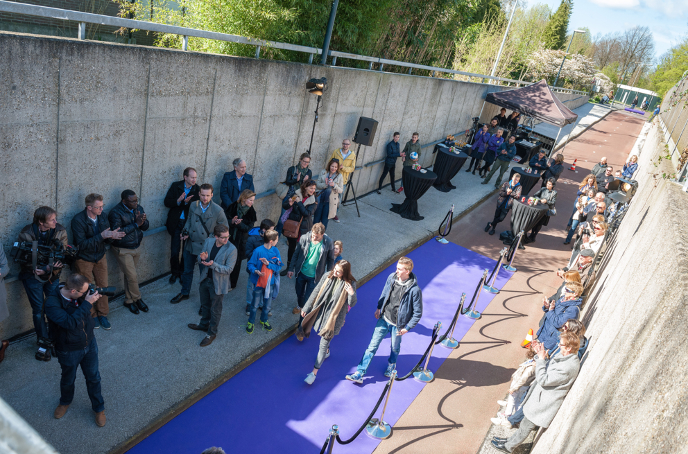 Lightronics opening tunnel in Weesp